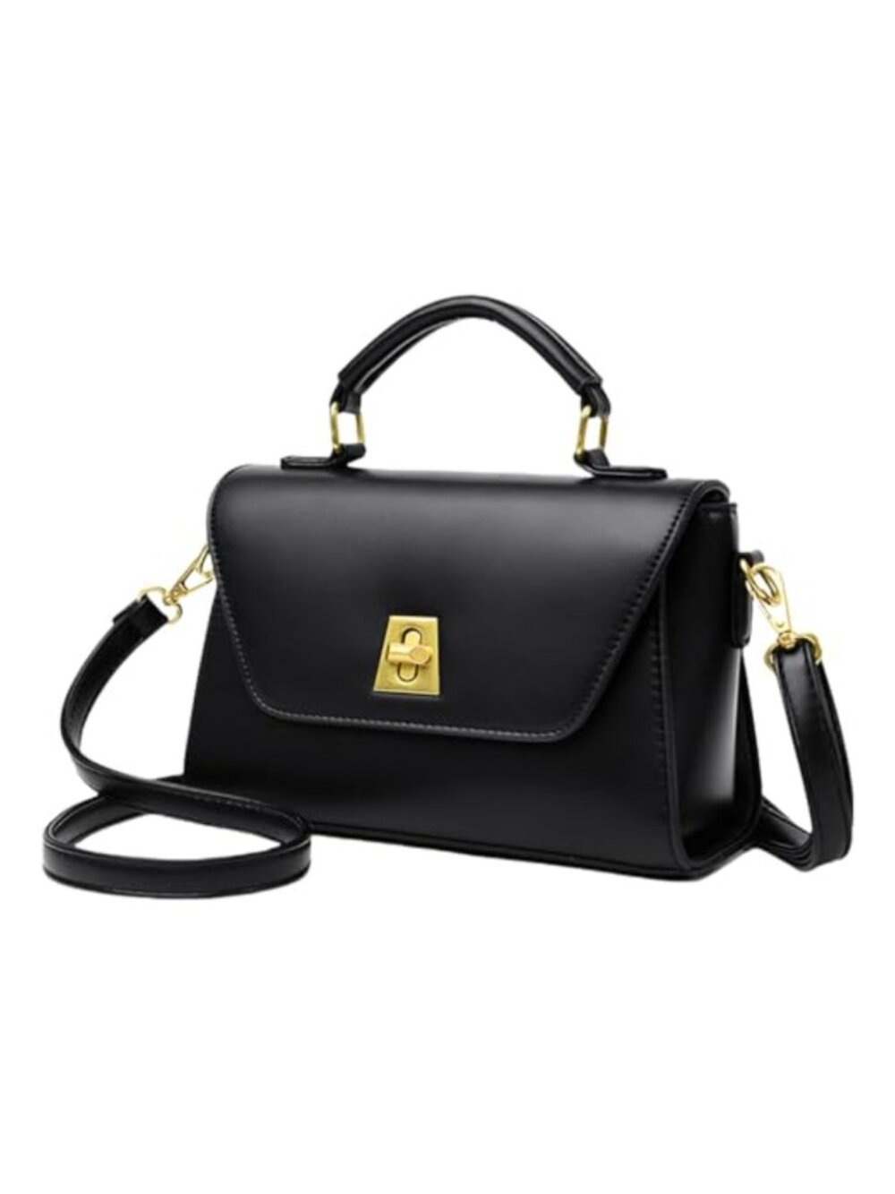 Retro Classic Women's Shoulder Bag Crossbody Purse with Zipper Closure